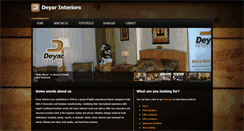 Desktop Screenshot of deyarinteriors.com
